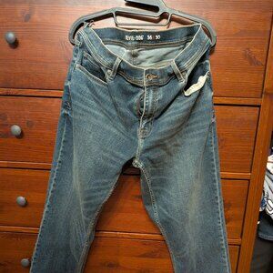 Devil Dog Dungarees Slim Straight Burke 36x30 Mens Jeans